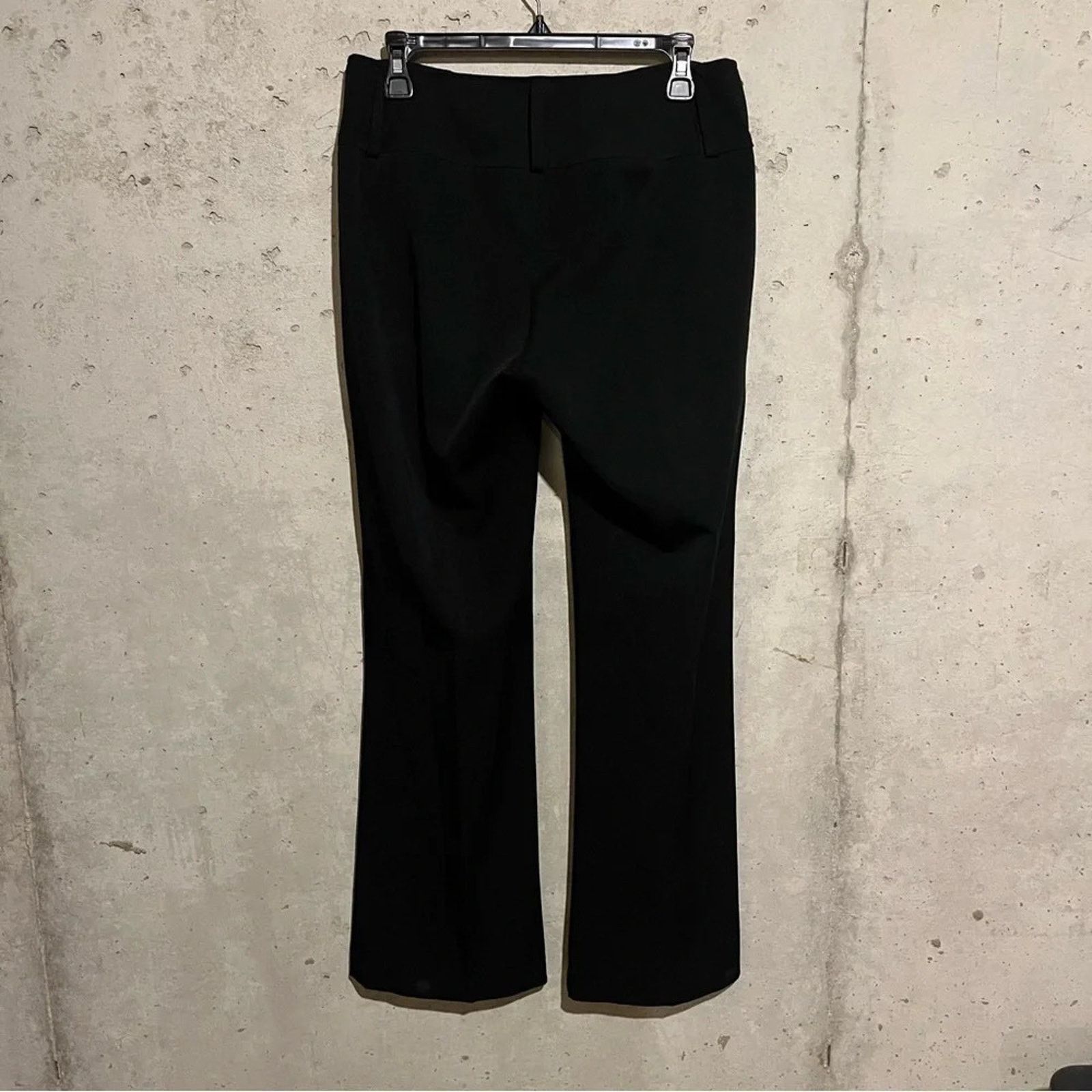 Other Boho Chic Women Black Dress Pants Size 8 Flare Leg Size 30" / US 8 / IT 44 - 2 Thumbnail