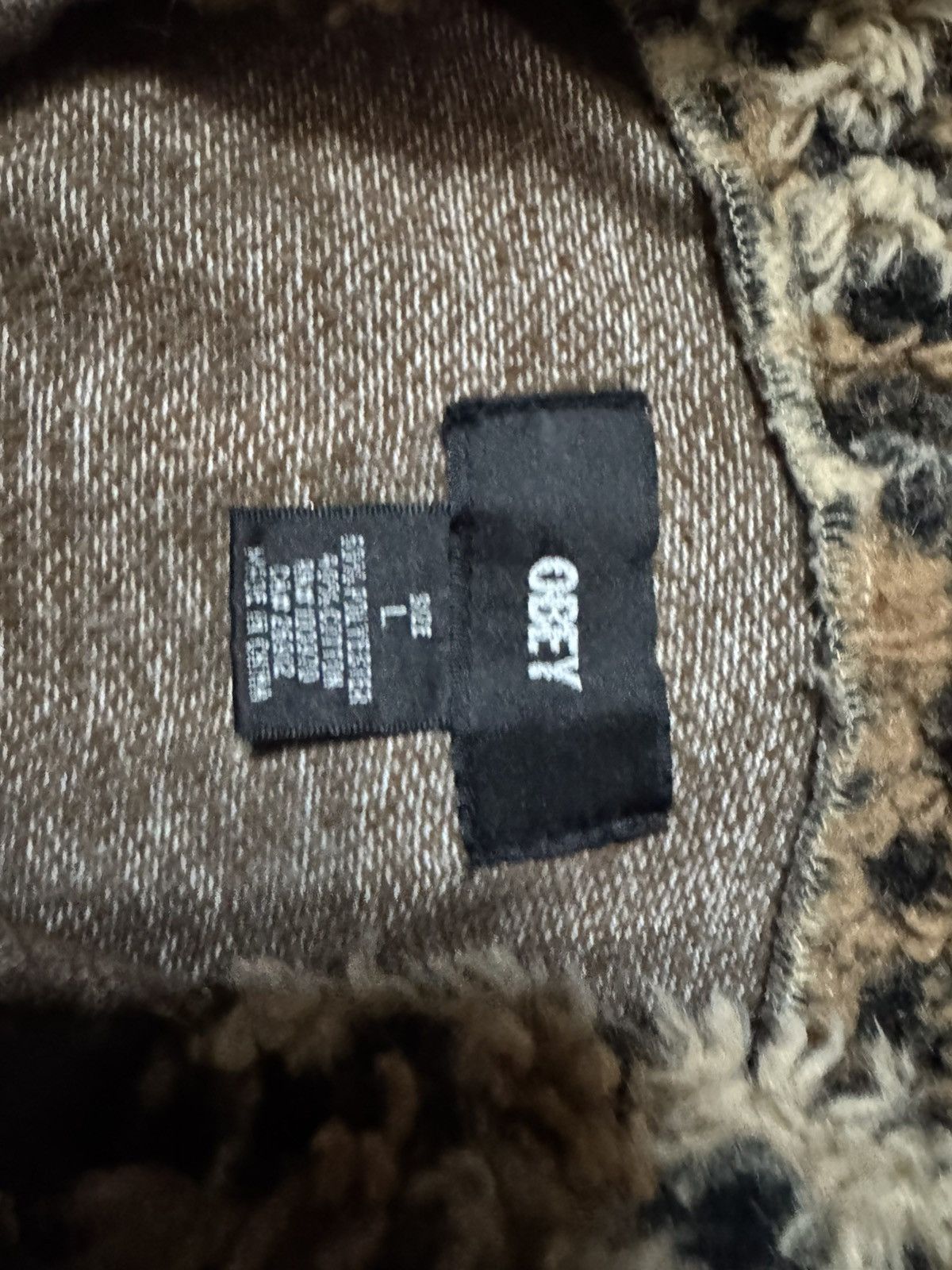 Obey Obey all over print zip up hoodie with fur hood Size US S / EU 44-46 / 1 - 5 Thumbnail