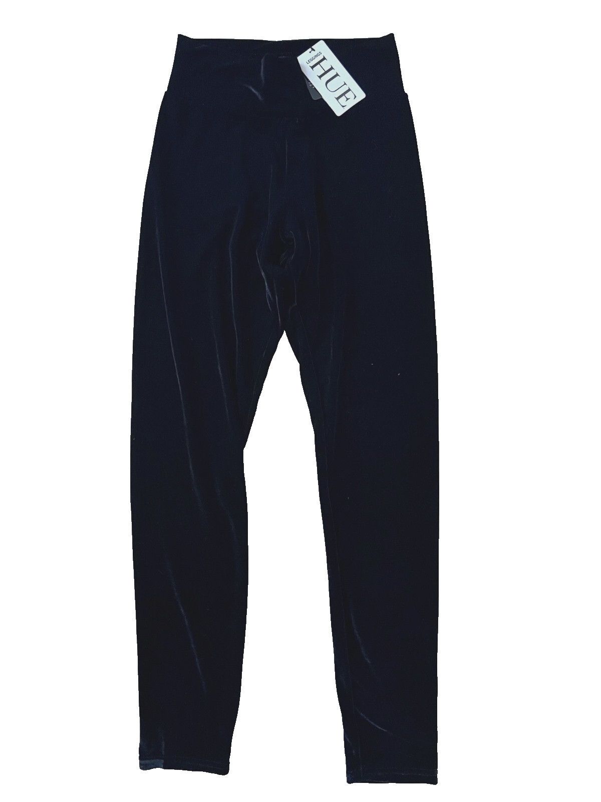 Other HUE U23362 Velvet Velour High Rise Leggings Black ( S ) Size 28" / US 6 / IT 42 - 4 Thumbnail