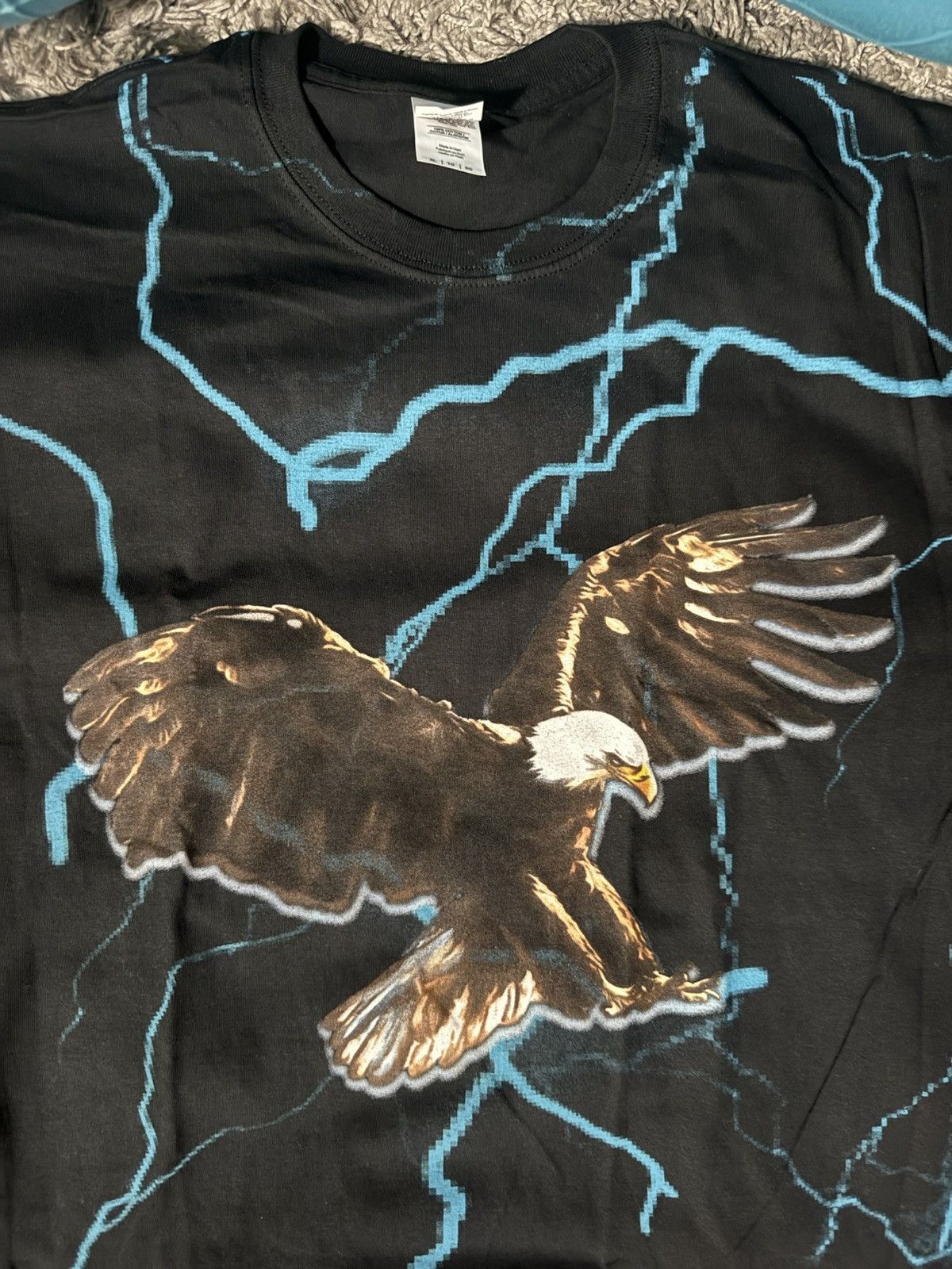 Travis Scott TRAVIS SCOTT “BIRDS IN THE TRAP” LIGHTINING TEE in XL Size US XL / EU 56 / 4 - 4 Thumbnail