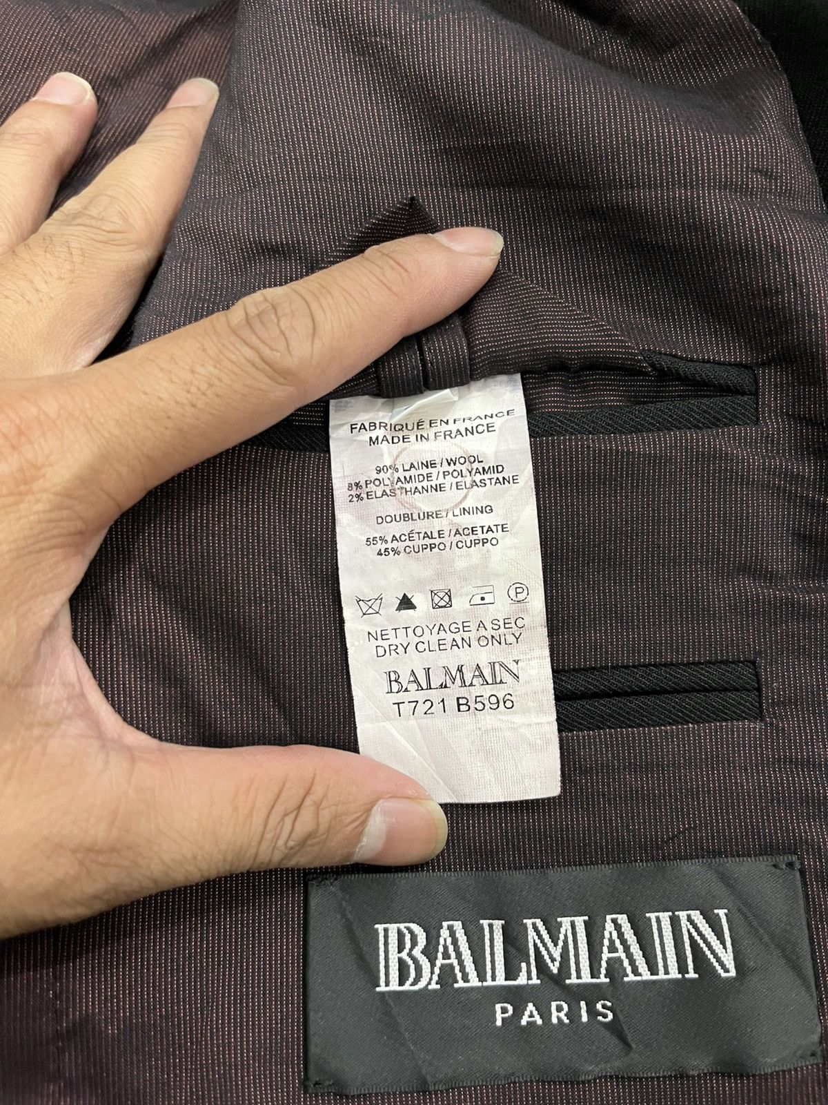 Balmain BALMAIN DECARNIN ERA BLAZER Size 48S - 6 Thumbnail