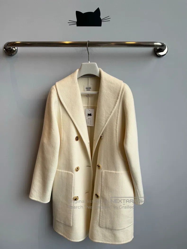 Hermes Hermes Whole cashmere coat Size XS / US 0-2 / IT 36-38 - 1 Thumbnail