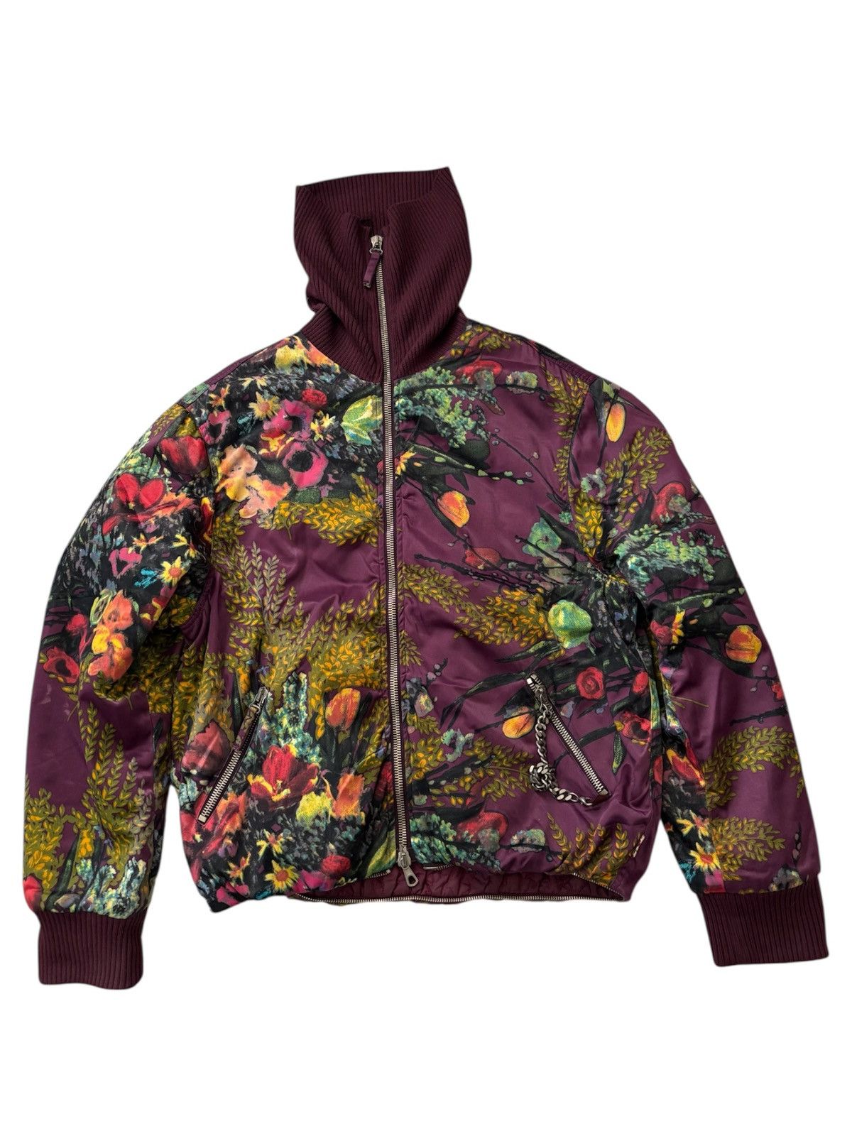 Jean Paul Gaultier JPG Jean’s 2000s Floral Bomber Jacket Archive Size US M / EU 48-50 / 2 - 5 Thumbnail