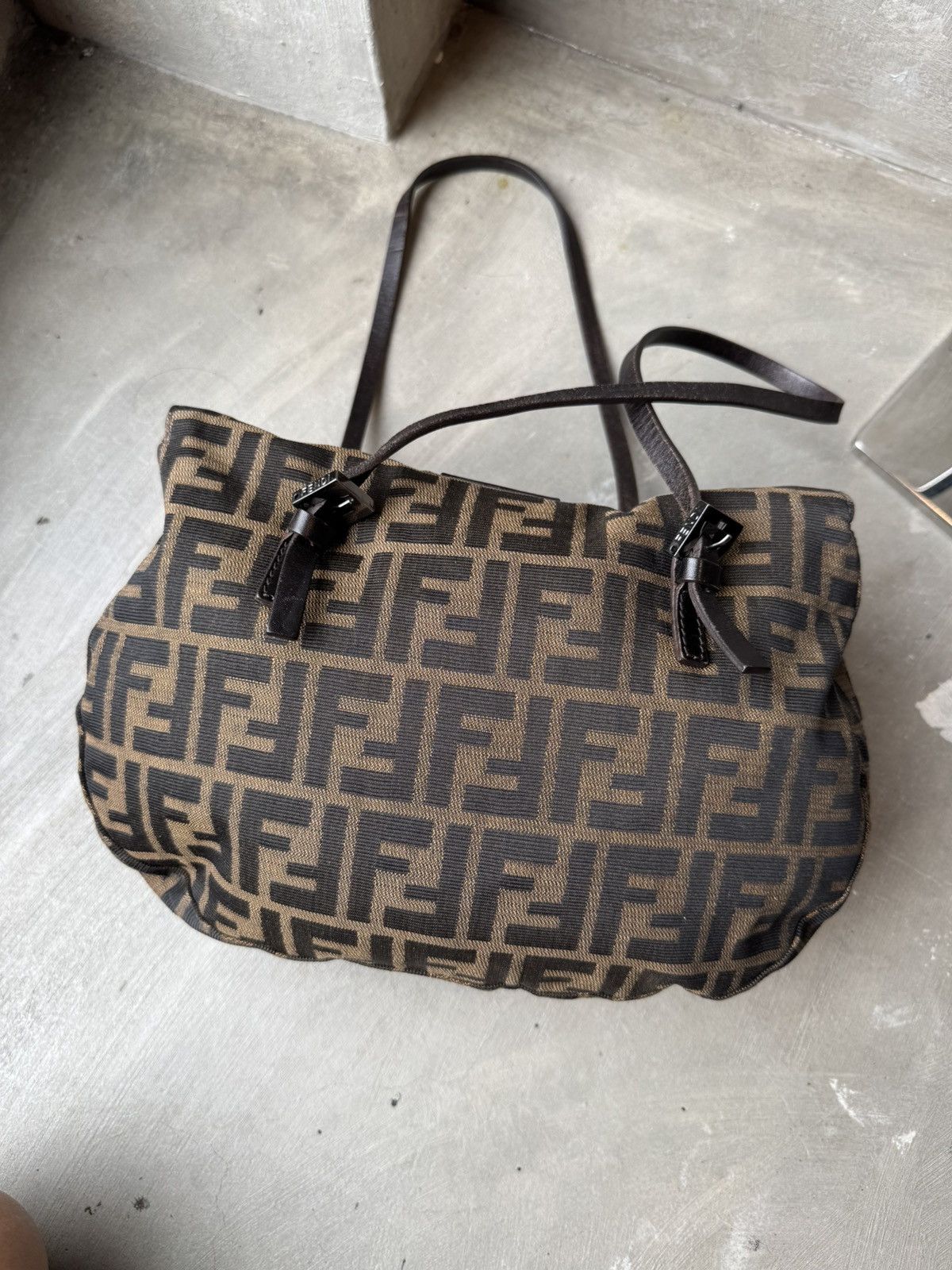 Fendi Fendi Zucca Baguette Half Moon Size ONE SIZE - 10 Thumbnail