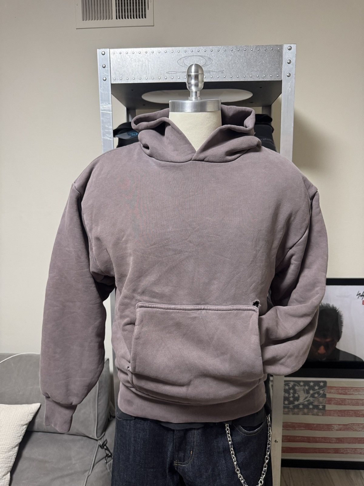Kanye West Kanye 2020 Vision Sample Hoodie Sweatshirt Brown Size US M / EU 48-50 / 2 - 1 Thumbnail