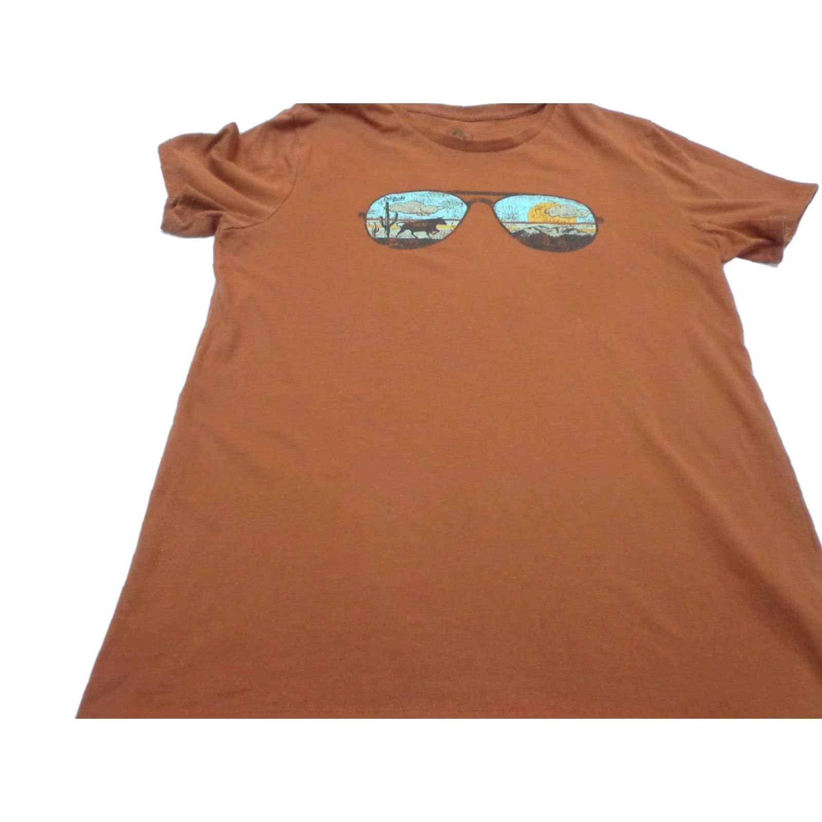 Vintage Rock & Roll Cowboy Rock & Roll Cowboy Dale Brisby Sunglasses Brown Graphic T-Shirt Size Medium Size US M / EU 48-50 / 2 - 1 Thumbnail