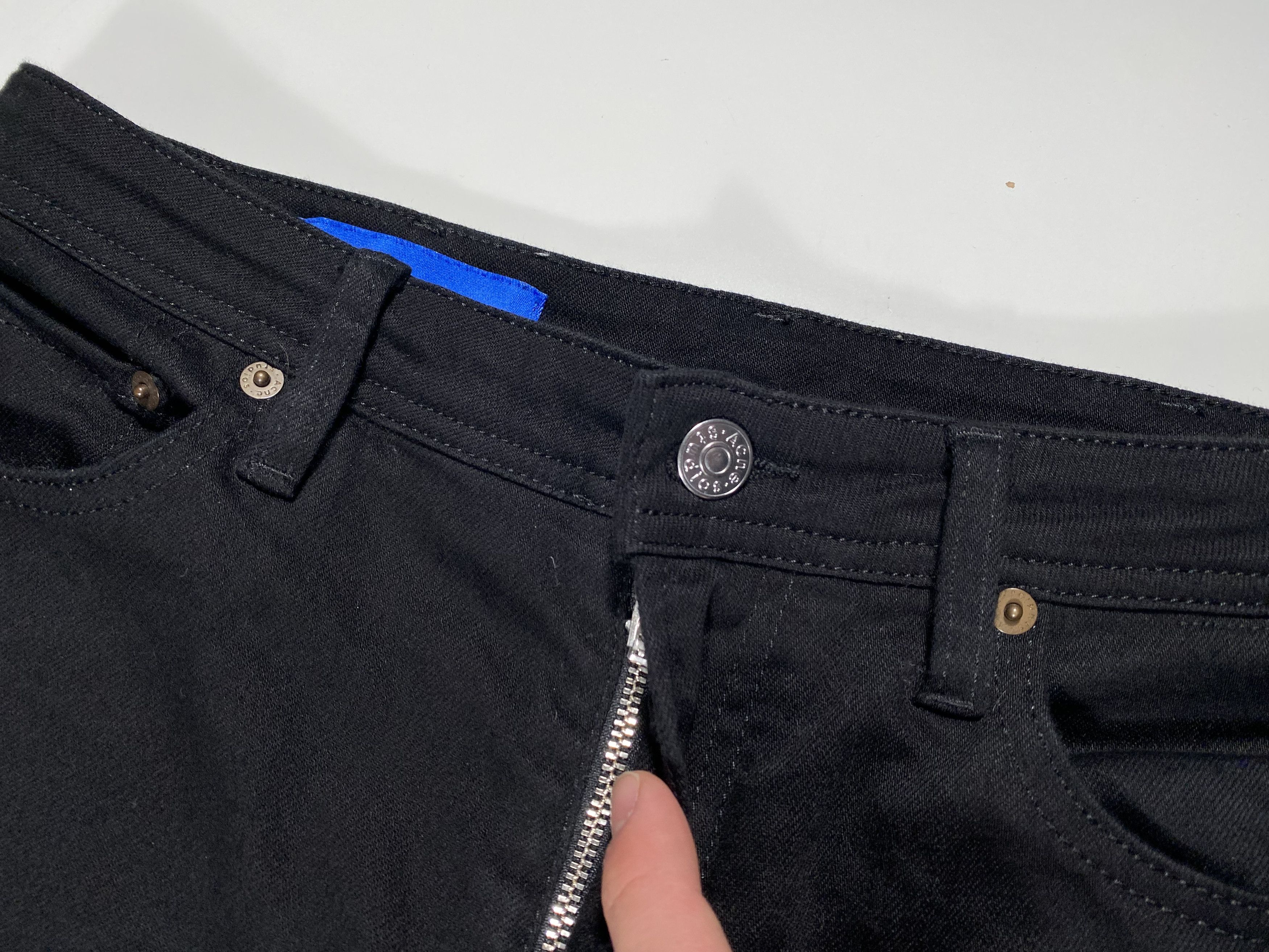 Acne Studios Acne Studios Blå Konst South Stay Black Slim Jeans 30x31.5 Size US 30 / EU 46 - 3 Thumbnail