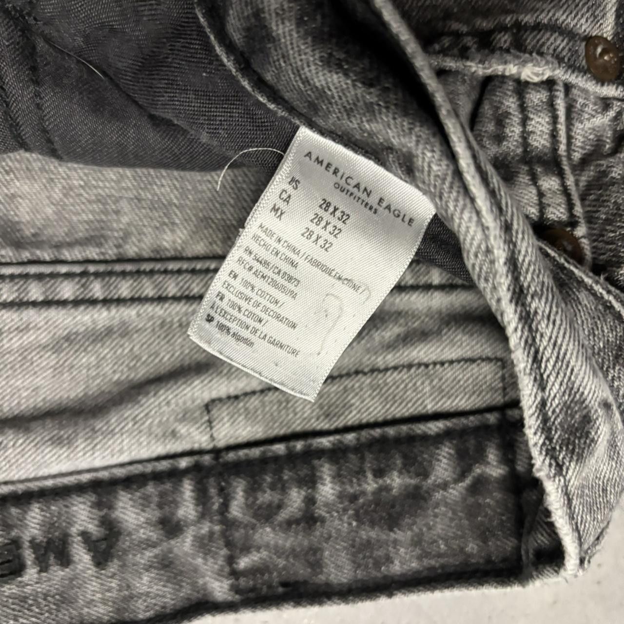Japanese Brand × Vintage Crazy Vintage Y2K/2000s Grunge Faded Black Denim Jeans! Size US 28 / EU 44 - 8 Thumbnail