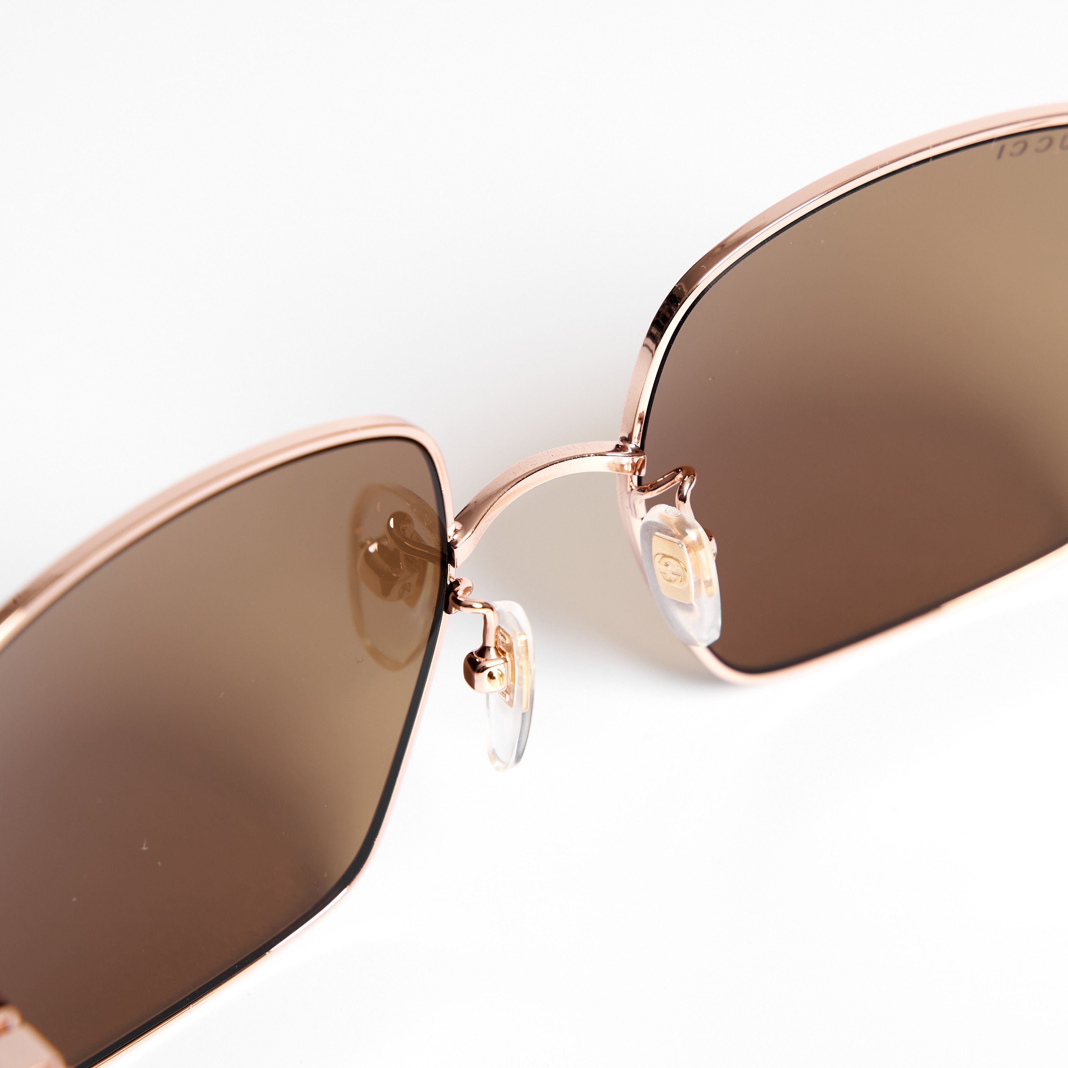 Gucci GUCCI GG1434S 002 Sunglasses GOLD Size ONE SIZE - 8 Thumbnail