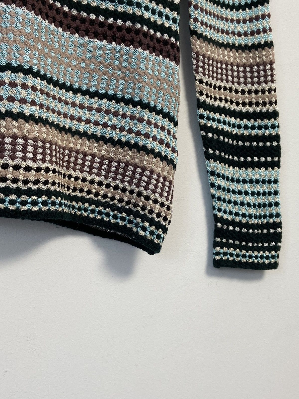 Missoni MISSONI Textured Thin Knit Pullover Sweater Top Size 40 Size M / US 6-8 / IT 42-44 - 9 Thumbnail