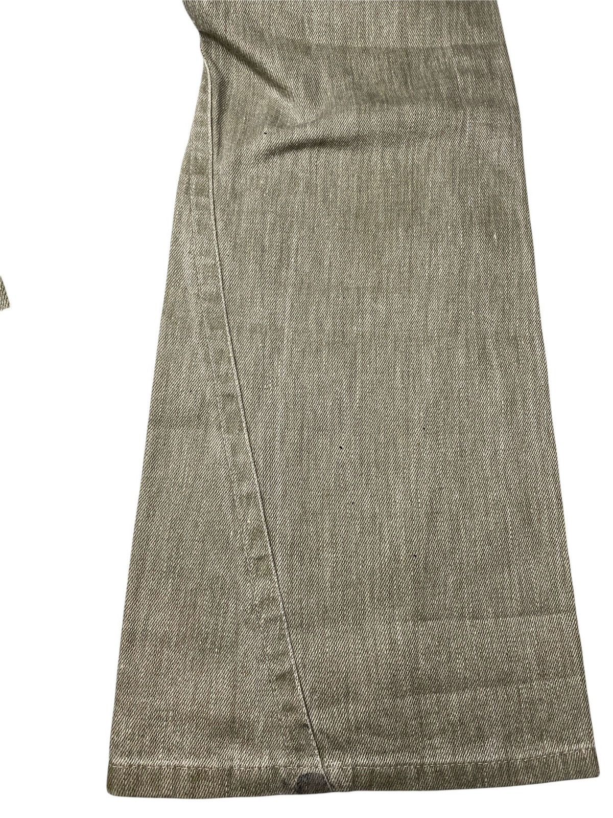 If Six Was Nine 2000's Tornado Mart Flared Spiral Rare Color Jeans Size US 30 / EU 46 - 9 Thumbnail