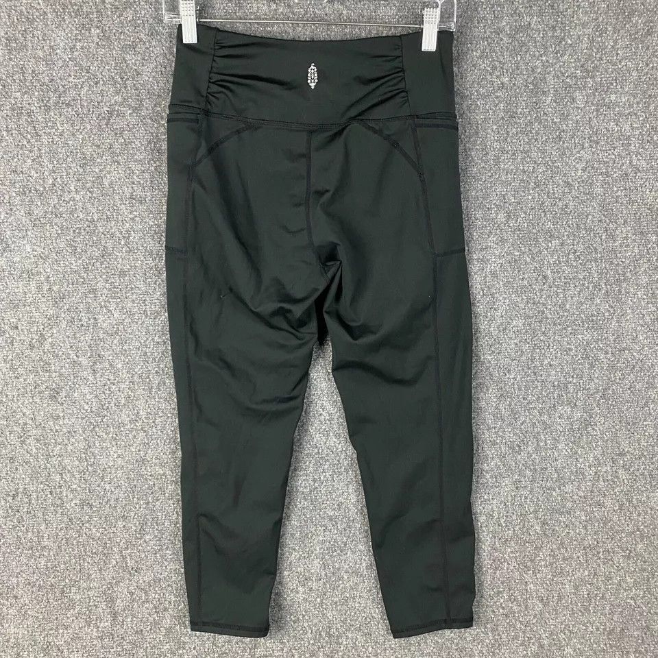 Other FP Movement Leggings Women's Small Capris Black Polyester Size 26" / US 2 / IT 38 - 6 Thumbnail