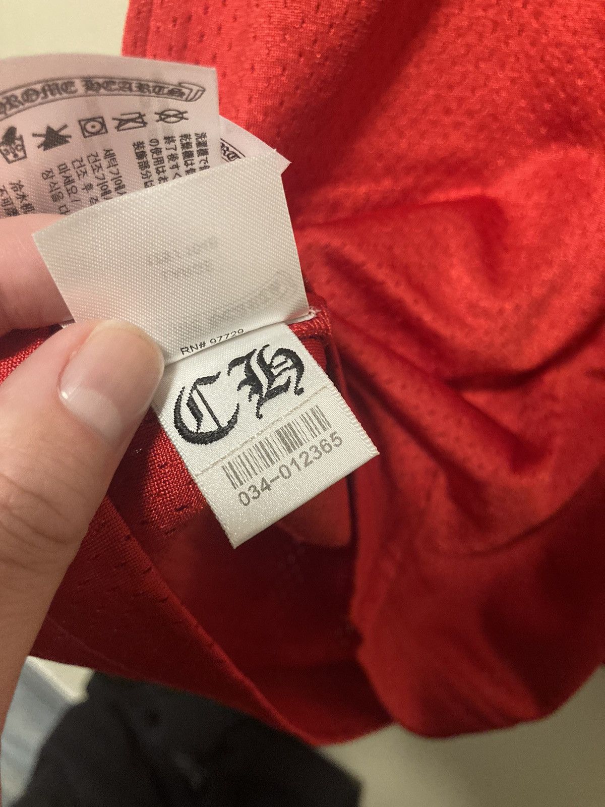 Chrome Hearts × Matty Boy Chrome hearts x matty boy stadium jersey size L red Size US L / EU 52-54 / 3 - 8 Thumbnail
