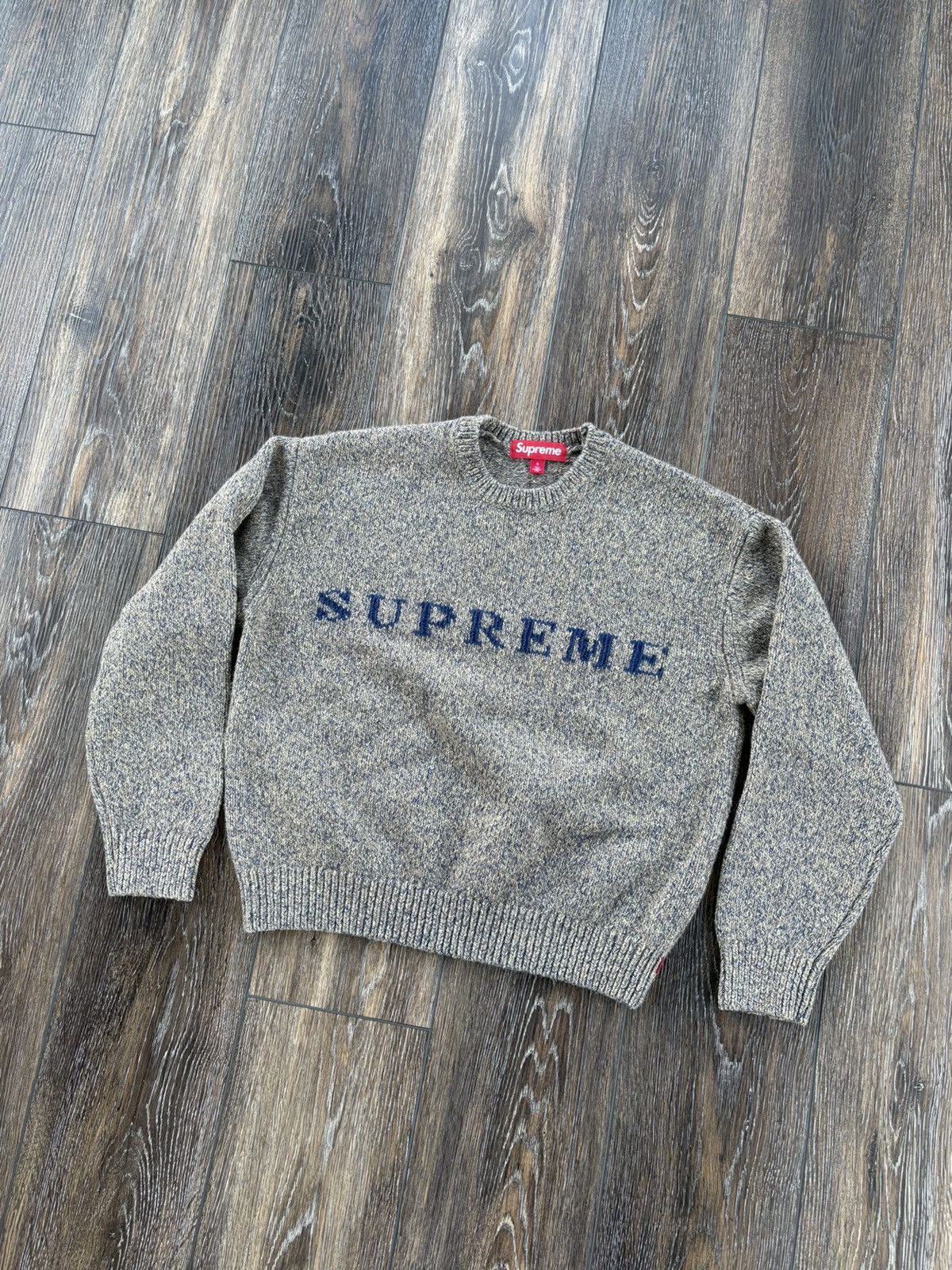 Supreme Supreme Blurred Logo Sweater 2023 | Grailed