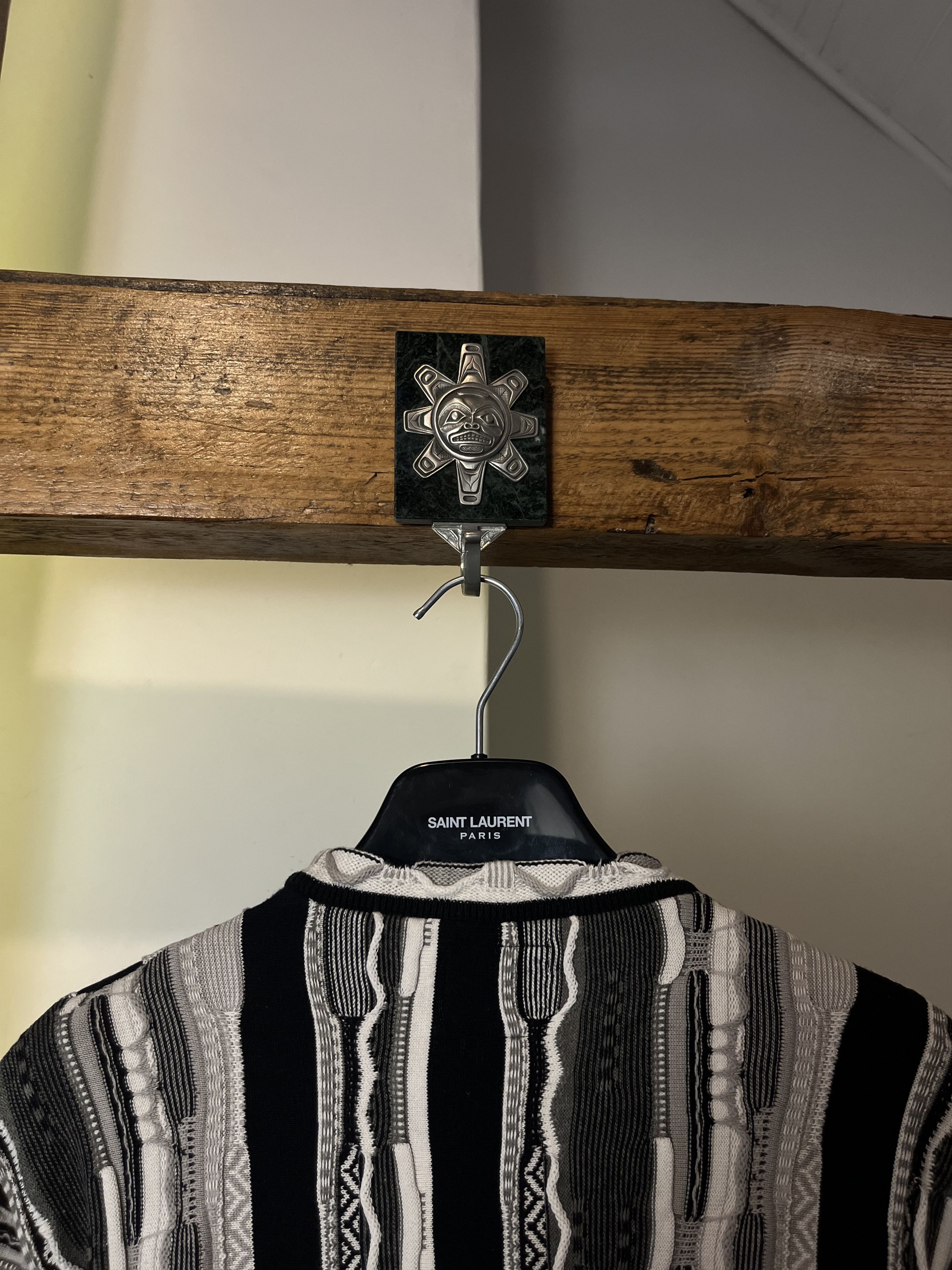 Coogi × Vintage Gray Coloured Cable Knit Sweater Coogi Style Size US M / EU 48-50 / 2 - 5 Thumbnail