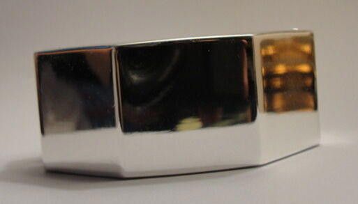 Designer Silver Tone Nut Style Clamper Bracelet Wholesale Lot of 6 Size ONE SIZE - 1 Preview