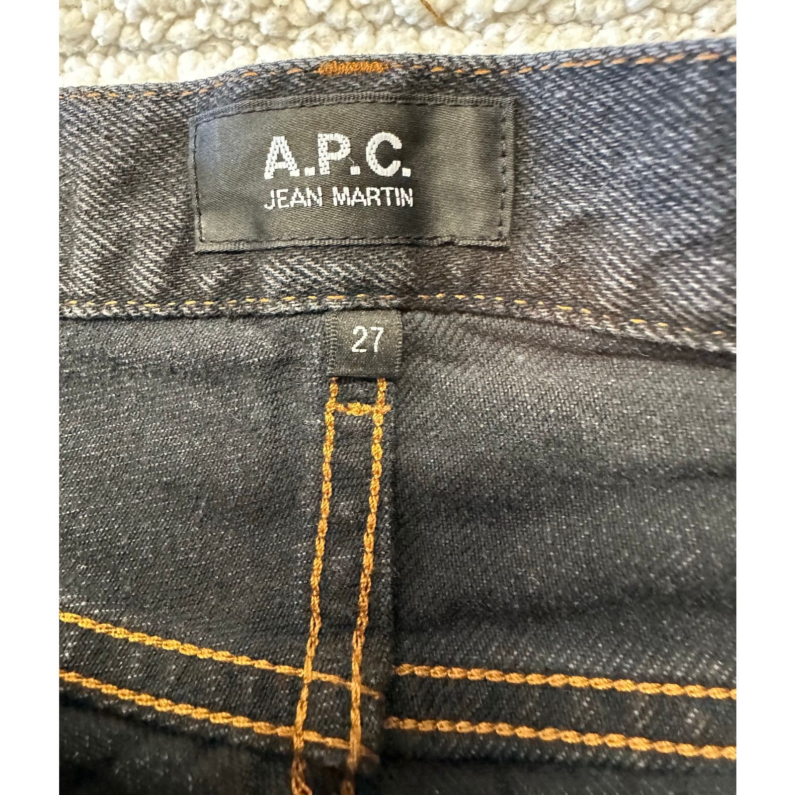 Other APC Mens Martin Denim Straight Jeans Size 27 Size US 27 - 5 Thumbnail