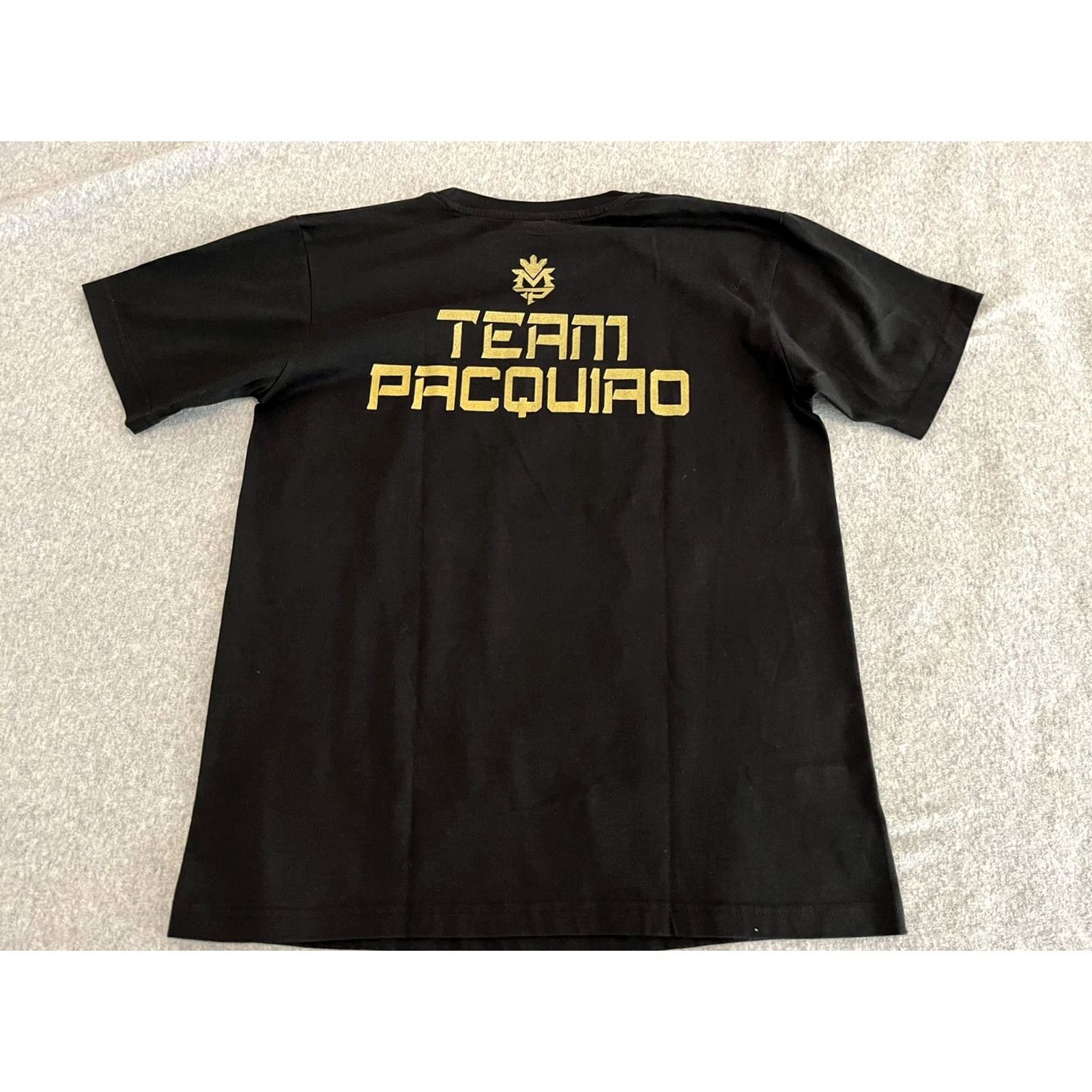 Vintage Manny Pacquiao Pac-Man Black Shirt L Men's T-Shirt Crew Neck Short Sleeve Size US L / EU 52-54 / 3 - 5 Thumbnail