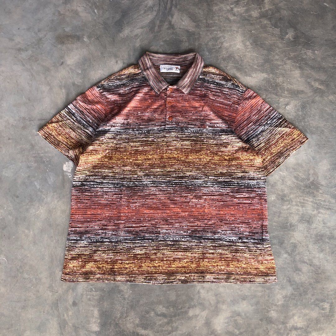 Missoni Vintage Missoni Polo Shirt Size US L / EU 52-54 / 3 - 6 Thumbnail