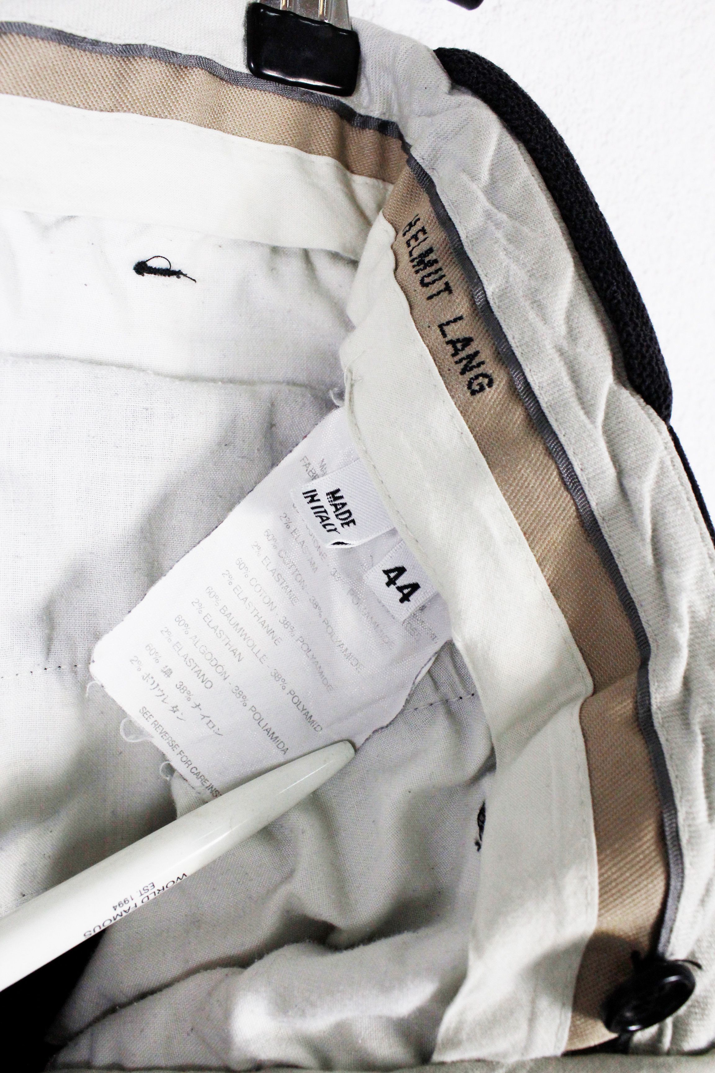 Helmut Lang Archive Helmut Lang Vintage Washed Twill Pants Trousers Size 30" / US 8 / IT 44 - 8 Thumbnail