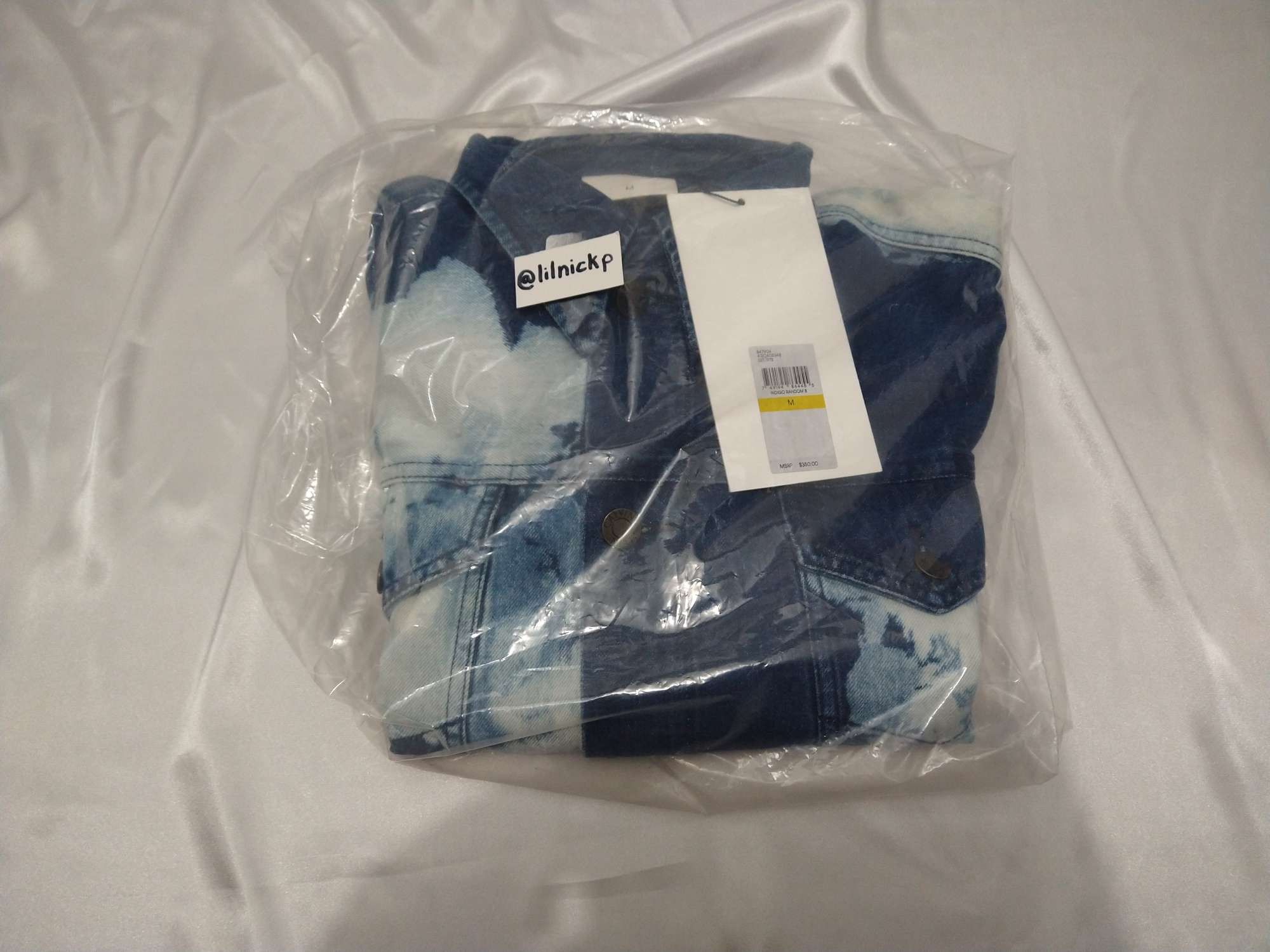 Calvin Klein 205W39NYC EST. 1978 Lunar Ascent Denim Trucker Jacket Size US M / EU 48-50 / 2 - 9 Thumbnail