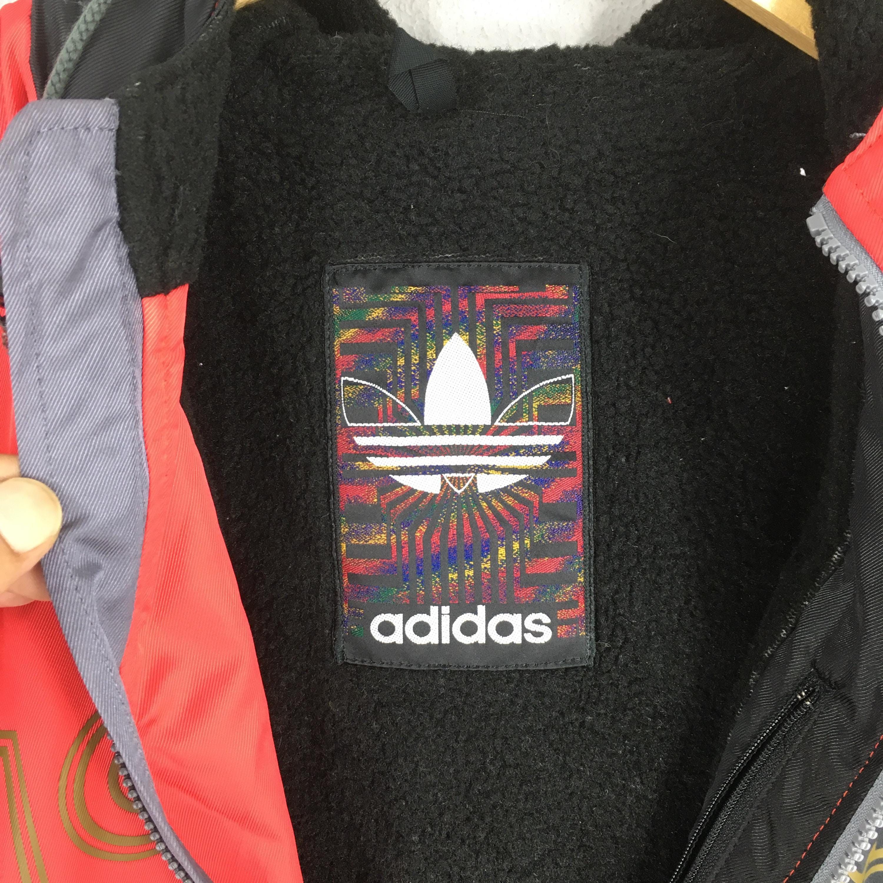 Adidas 90s Adidas Trefoil Logo Multicolor Hoodie Jacket Medium Size US M / EU 48-50 / 2 - 5 Thumbnail