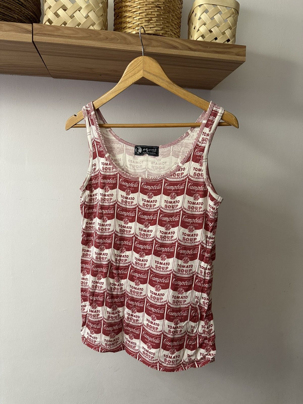 Andy Warhol × Hysteric Glamour Hysteric Glamour x Andy Warhol Campbell Tomato Soup Tank Top Size US S / EU 44-46 / 1 - 2 Thumbnail