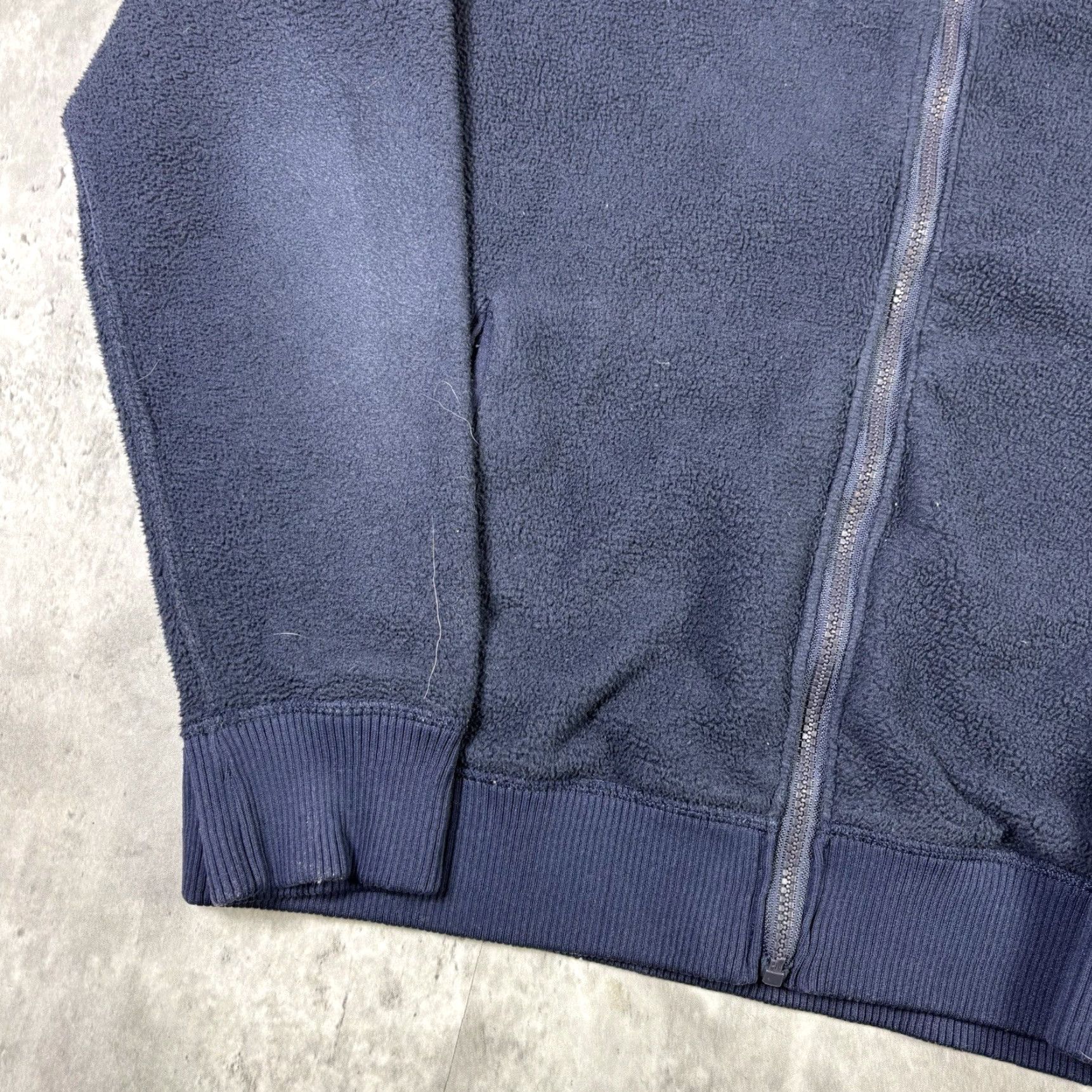 Abercrombie & Fitch VINTAGE Abercrombie & Fitch Navy Blue Full Zip Sherpa Fleece Jacket Sweatshirt Adult L Men Size US L / EU 52-54 / 3 - 6 Thumbnail