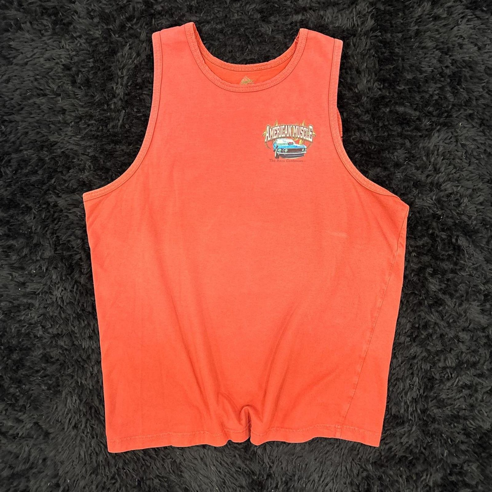 Other Orange american muscle tank top Size US L / EU 52-54 / 3 - 2 Thumbnail