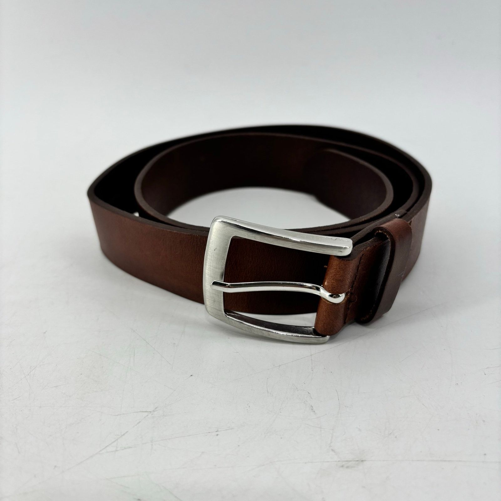 H&M H&M Brown Size Small Leather Belt Unisex Women Men Casual Size 32 - 12 Thumbnail