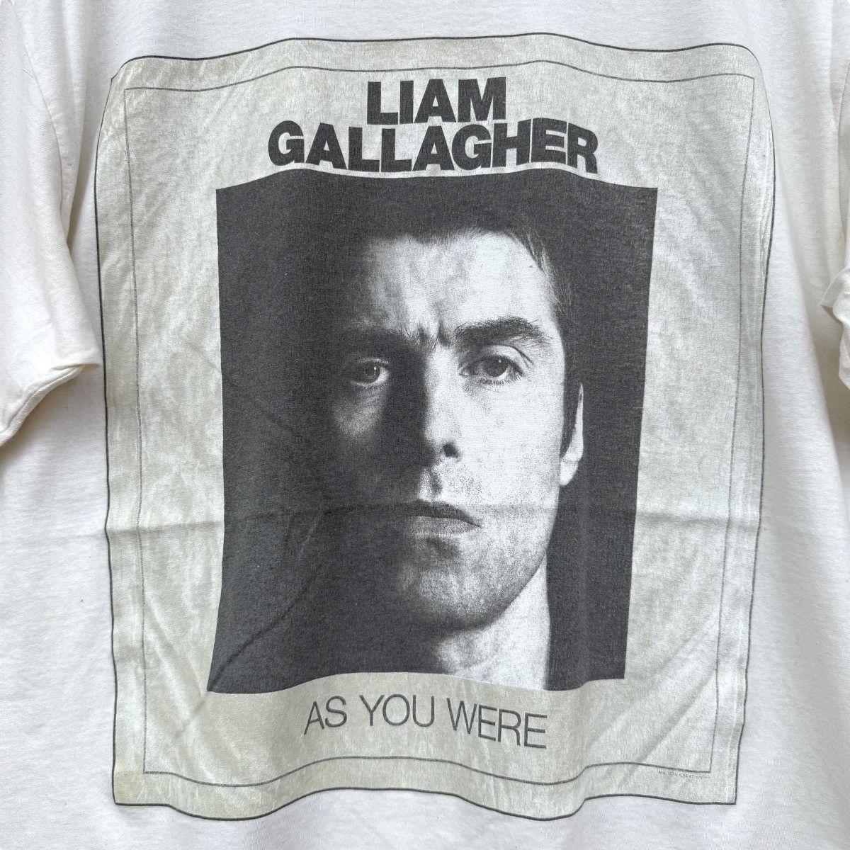 Band Tees Liam Gallagher(Oasis) As You Were Official T-shirt Vintage Size US L / EU 52-54 / 3 - 3 Thumbnail
