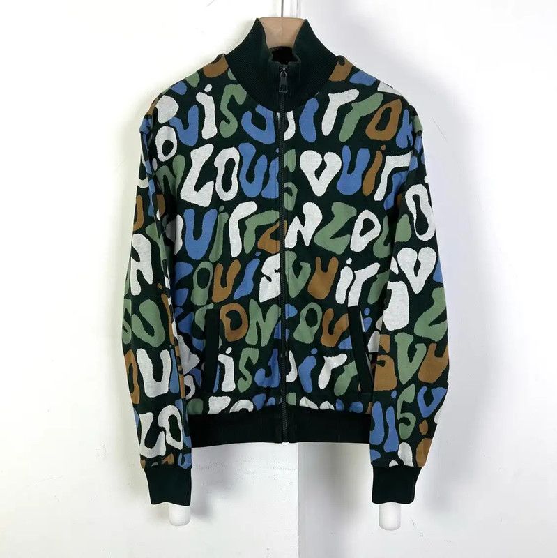 Louis Vuitton Louis Vuitton Multicolor Cotton Graffiti Cardigan 0089 Size US S / EU 44-46 / 1 - 1 Thumbnail