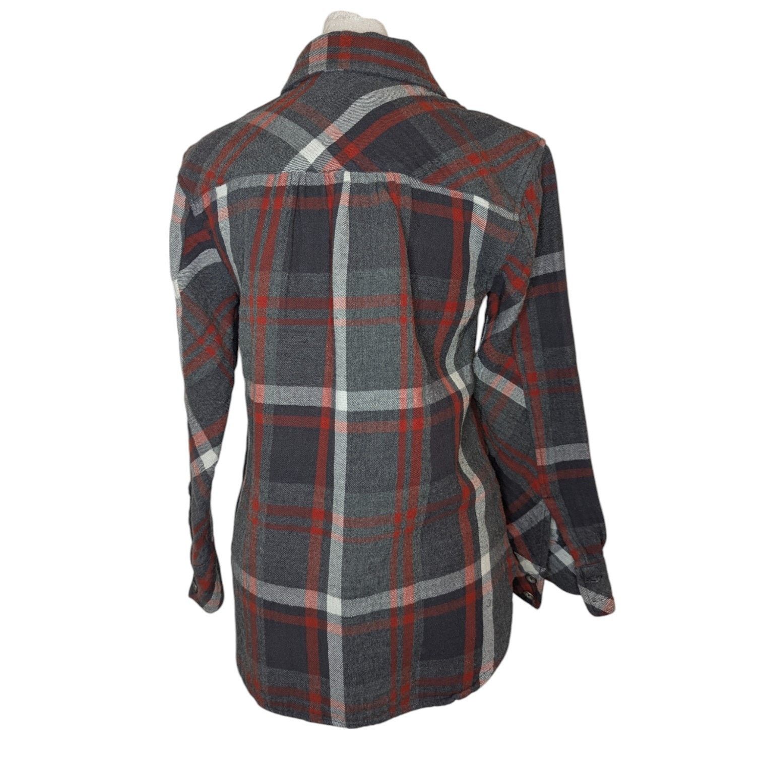 Other CAbi Tavern Shirt Chore Jacket Grey Orange Button Up XS Size XS / US 0-2 / IT 36-38 - 6 Thumbnail
