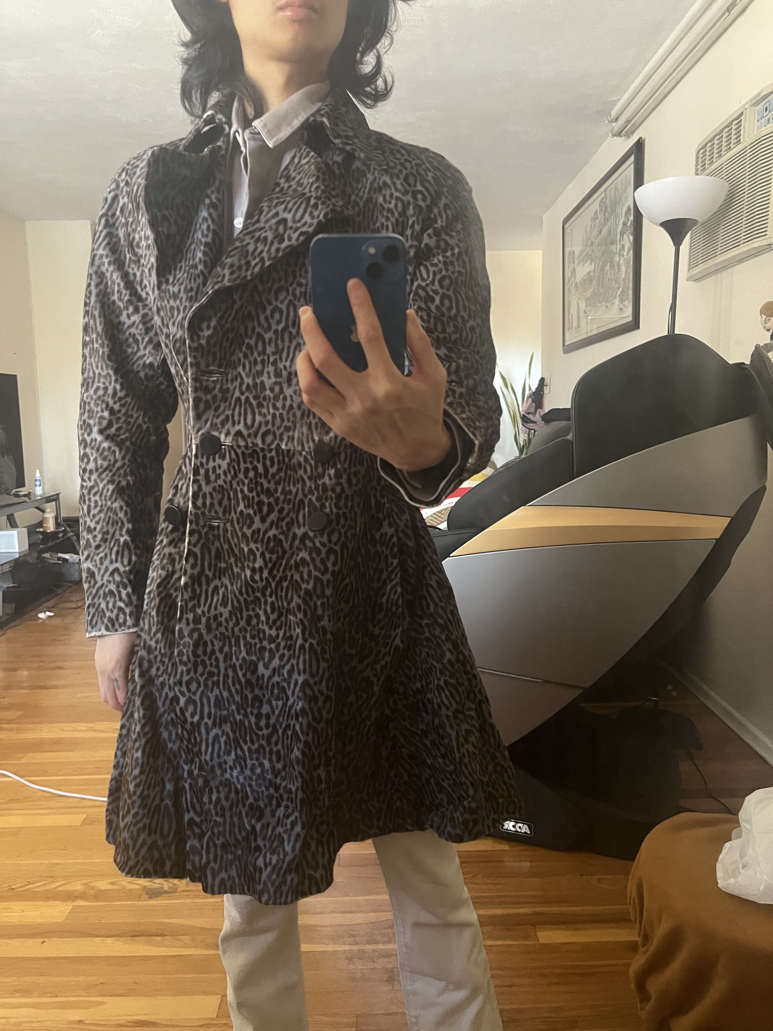 Alaia CALF SKIN ALAIA TRENCH COAT Size M / US 6-8 / IT 42-44 - 1 Thumbnail