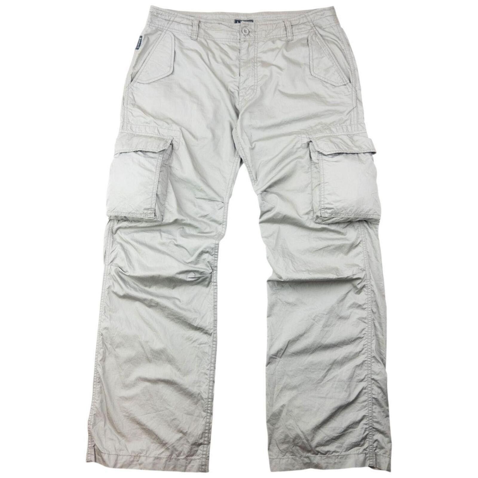 Other Vintage 2000s Armani Jeans Lightweight Cargo Trousers W37 Size US 37 - 1 Thumbnail