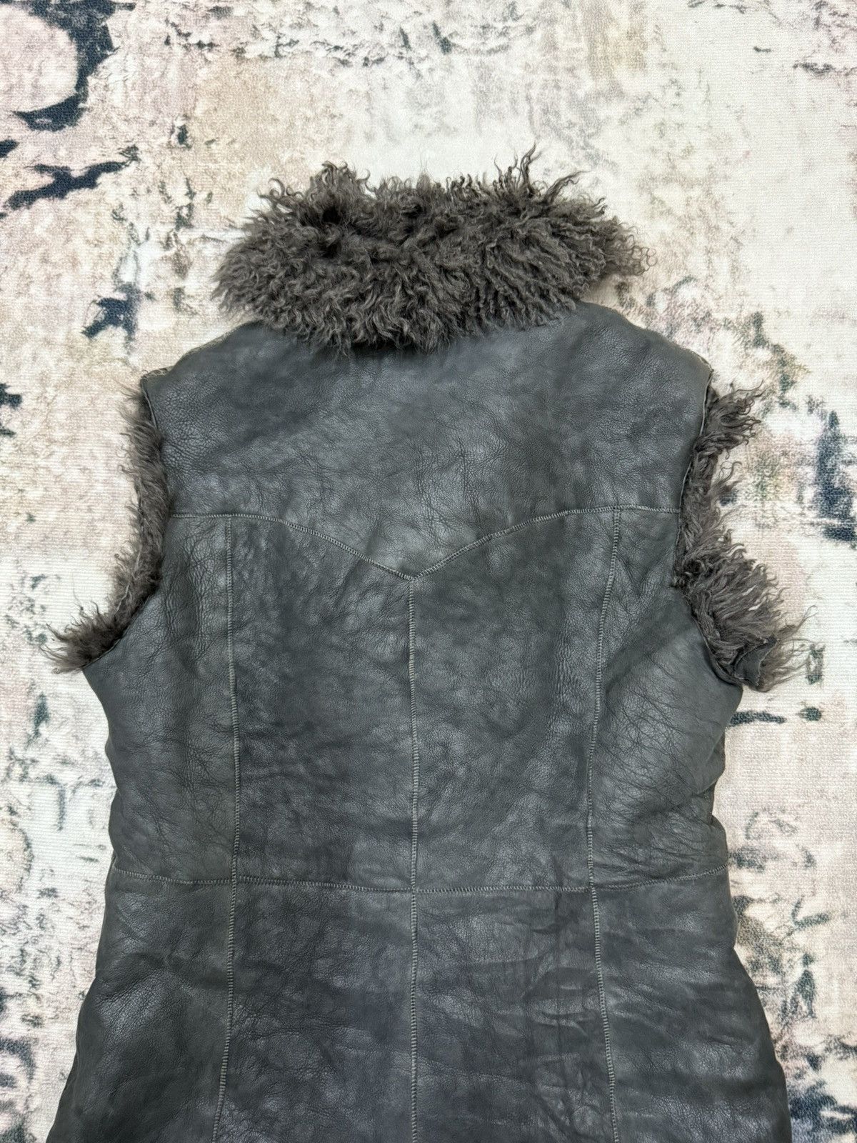 Robert Comstock Vintage Robert Comstock Fur Suede Leather Jacket Vests Size US S / EU 44-46 / 1 - 14 Thumbnail