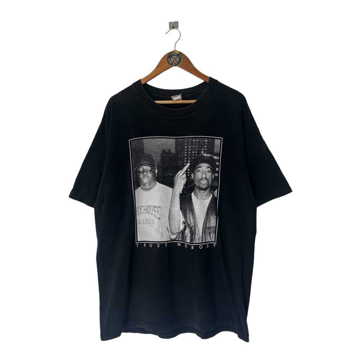 Rap Tees × Vintage Vintage Trust Nobody Tupac X Baggie Tahirt Size US XL / EU 56 / 4 - 1 Thumbnail