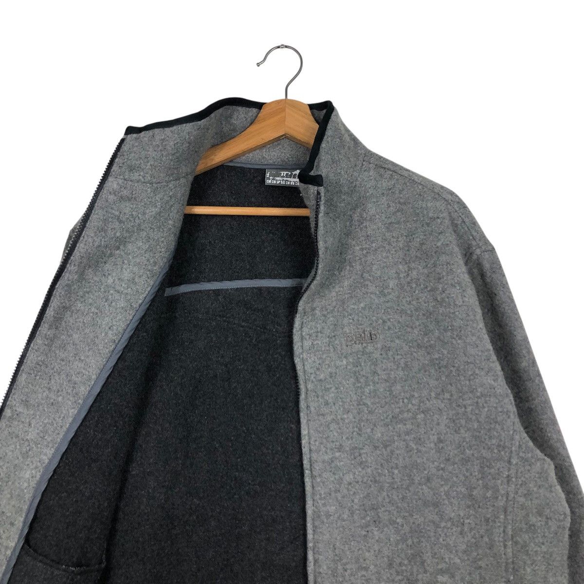 Japanese Brand 📌Rich Grey Wool Zipper Biker Jacket Depleted Issey Miyake Size US M / EU 48-50 / 2 - 13 Thumbnail