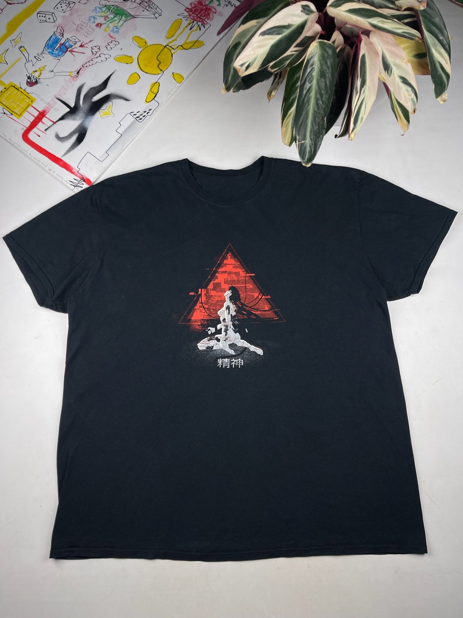 Anime Ghost In The Shell 00s Vintage T Shirt Nudes Grange Y2k Size US XL / EU 56 / 4 - 1 Thumbnail