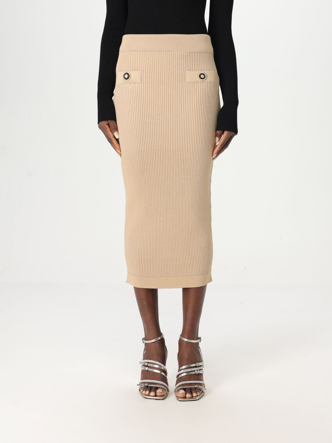 Balmain Balmain Skirt Woman Nude Size 24" / US 00 / IT 34 - 1 Thumbnail