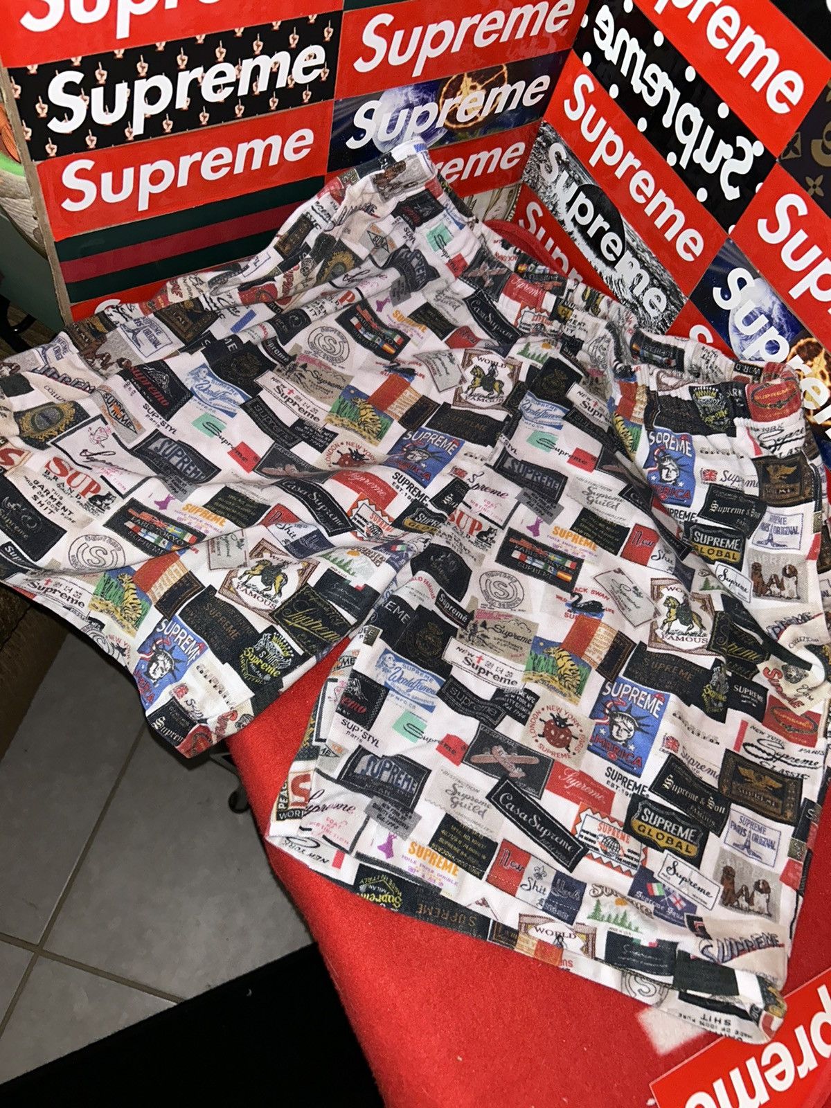 Supreme Supreme Labels Pique Short SS21 size XL Shorts Size US 36 / EU 52 - 1 Thumbnail