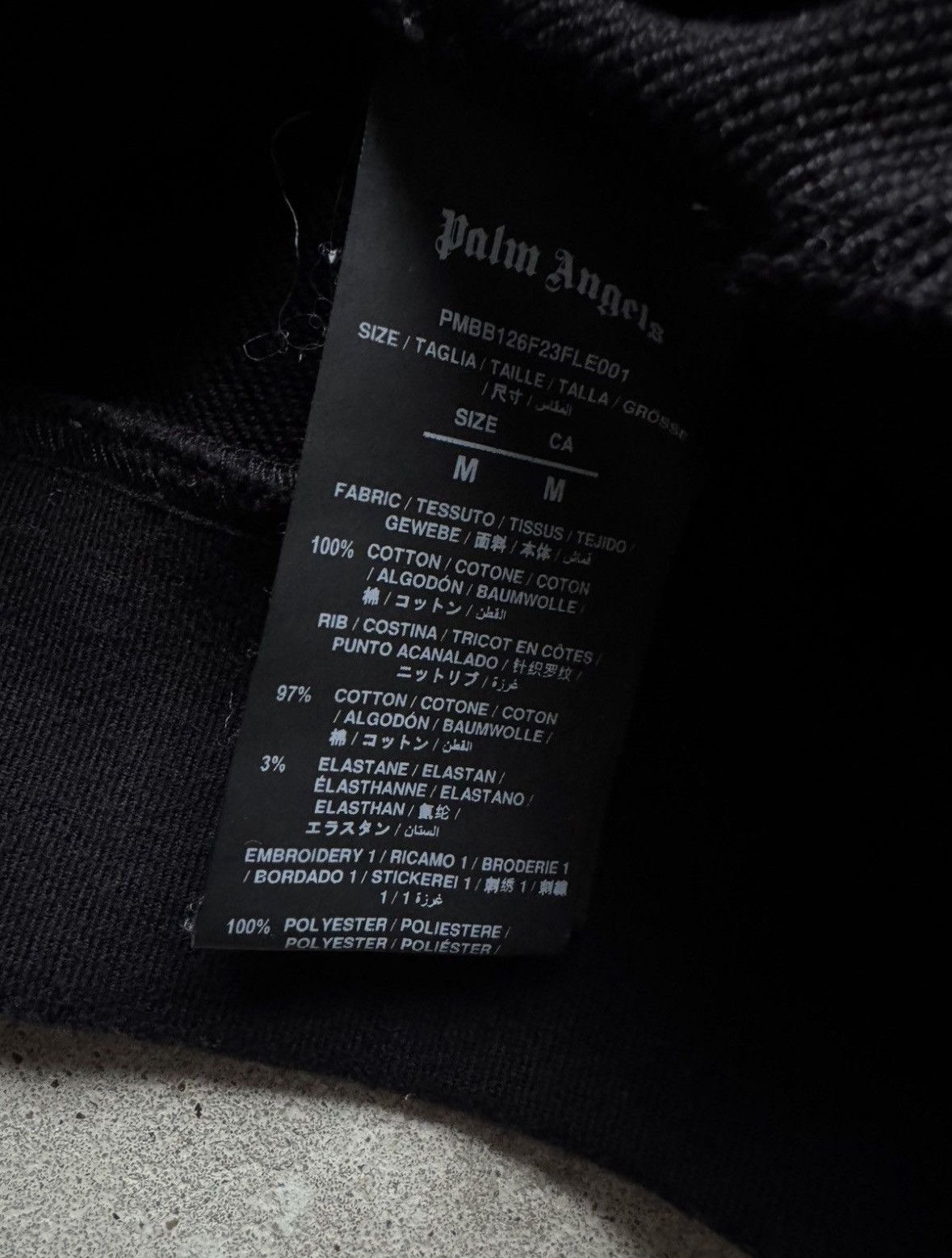 Palm Angels logo-embroidered hoodie