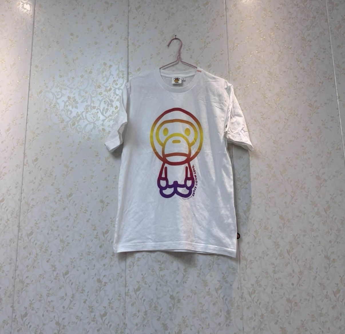 Bape BAPE white short-sleeve tee Size US M / EU 48-50 / 2 - 1 Thumbnail