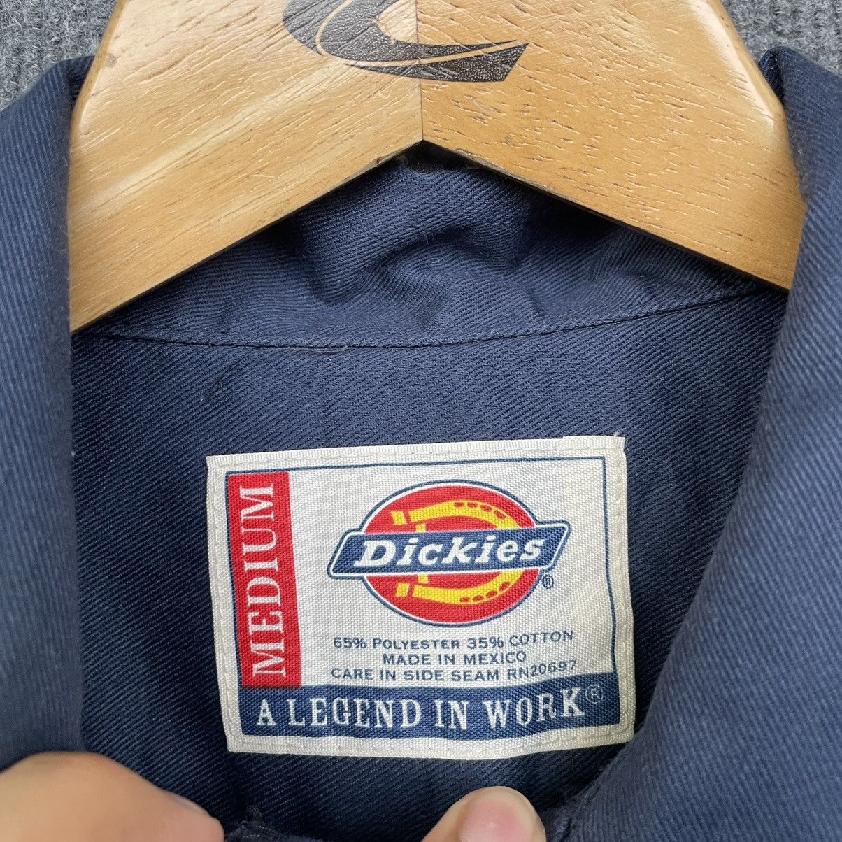 Dickies × Vintage Vintage Dickies Double Pocket Work Shirt Size US L / EU 52-54 / 3 - 4 Thumbnail