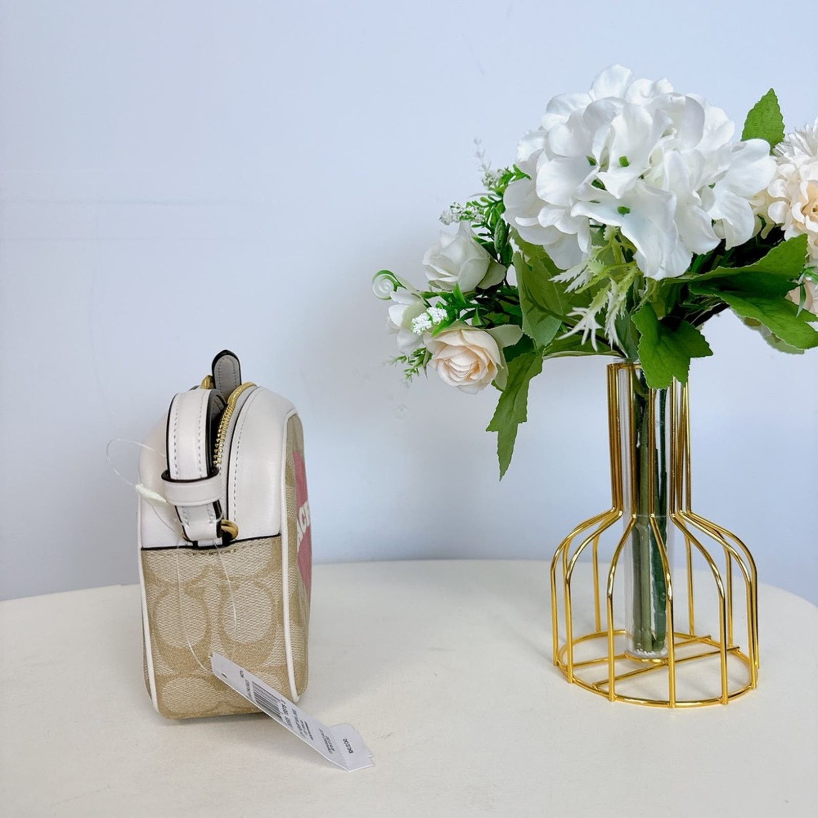 Coach CO939 Mini Jamie Camera Bag In Sig Light Khaki Chalk