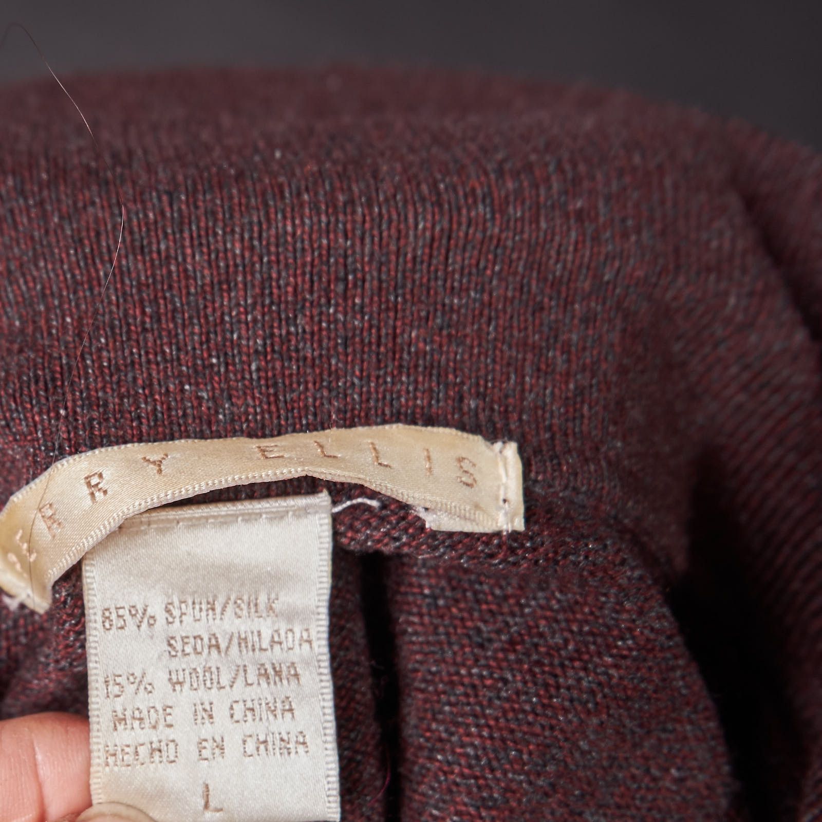 Perry Ellis Y2K Perry Ellis Polo Sweater Redish Brown Pull Over Size US L / EU 52-54 / 3 - 8 Thumbnail