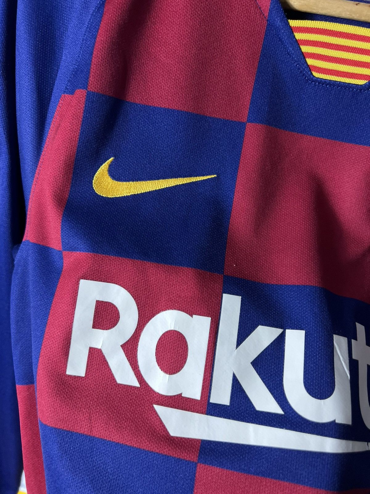 Nike ⚽️🔴🔵 Messi 10 FC Barcelona NIKE Jersey Long Sleeve Dri-Fit Size US S / EU 44-46 / 1 - 10 Thumbnail