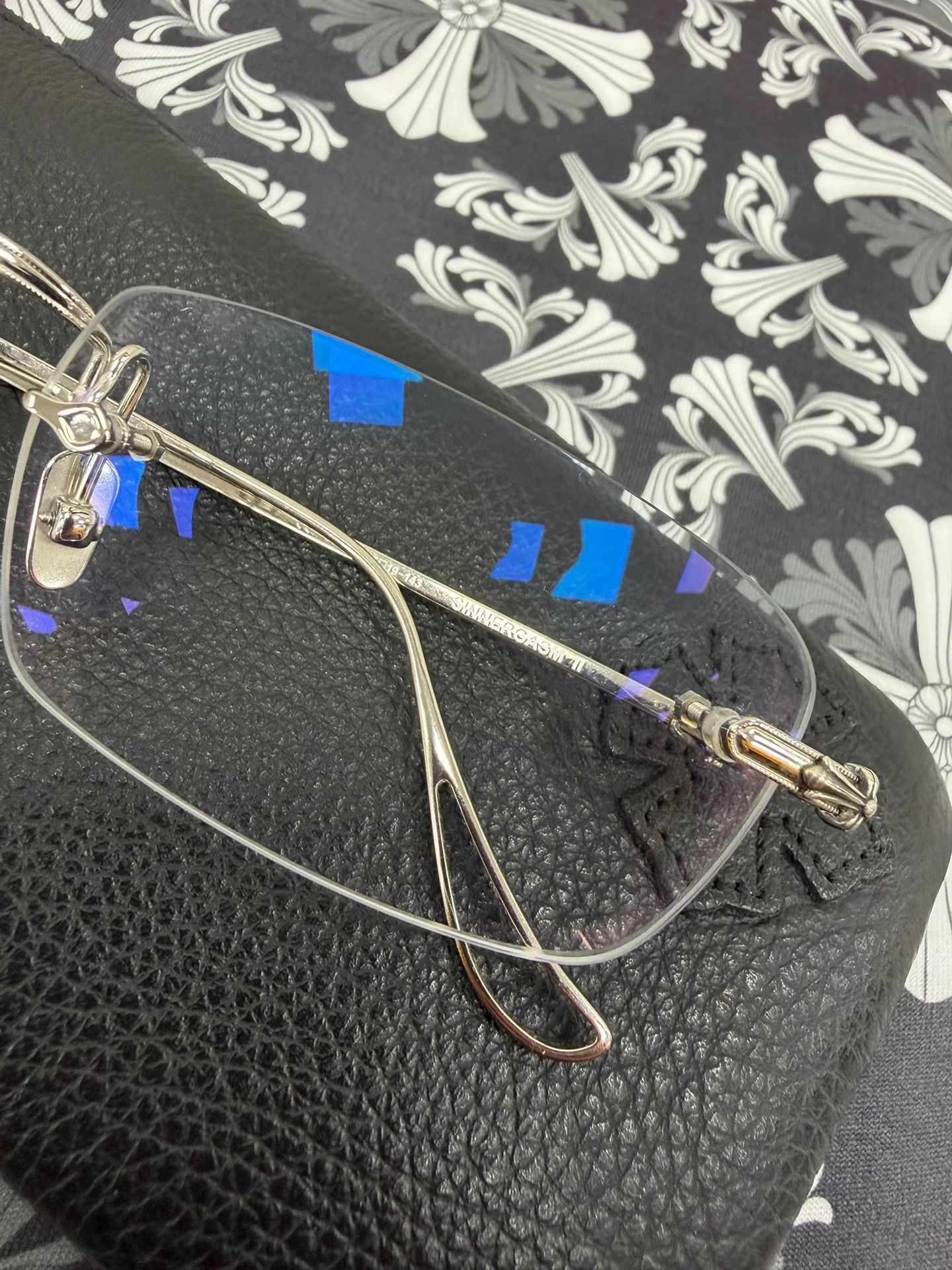 Chrome Hearts Chrome Hearts Sinnergasm II Rimless Eyeglasses Frame Size ONE SIZE - 6 Thumbnail