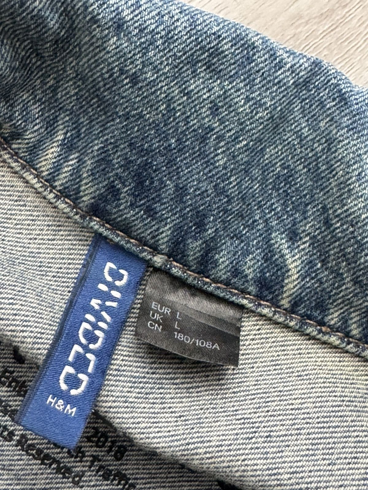 H&M × Young Thug Young Thug Denim Cherub YSL Limited Release H&M Jacket Rap Size US L / EU 52-54 / 3 - 10 Thumbnail