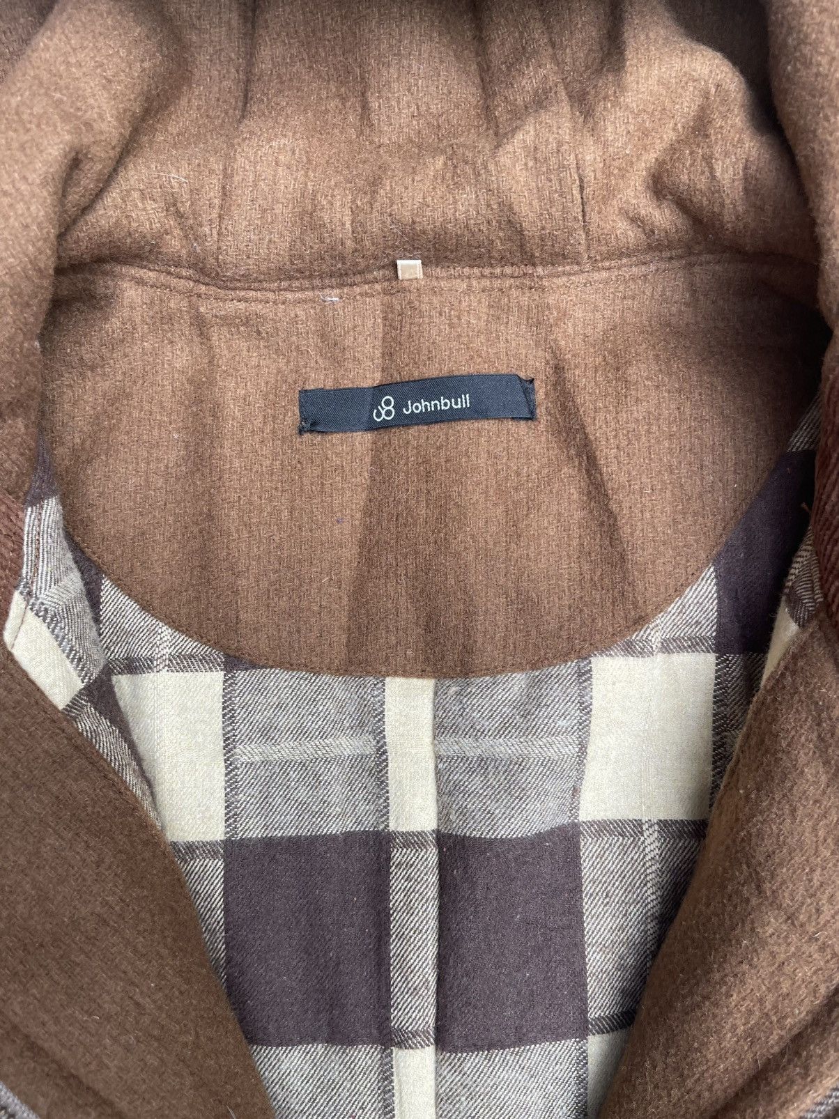 Johnbull Vintage Johnbull Brown Wool-Blend Hood Jacket - Plaid Lined Size US M / EU 48-50 / 2 - 3 Thumbnail